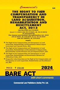 Right to Fair Compensation and Transparency in Land Acquition, Rehabilitation and Resettlement Act, 2013