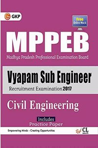 MPPEB Madhya Pradesh Professional Examination Board Vyapam Sub Engineer Civil Engineering 2017