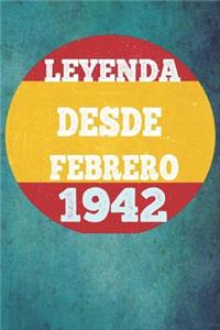 Leyenda Desde Febrero 1942