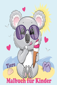 Tiere Malbuch für Kinder