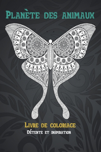 Planète des animaux - Livre de coloriage - Détente et inspiration