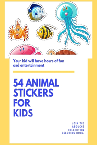 54 Animal Stickers For Kids