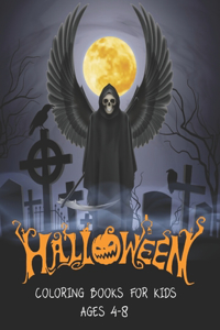 Halloween Coloring Books For Kids Ages 4-8