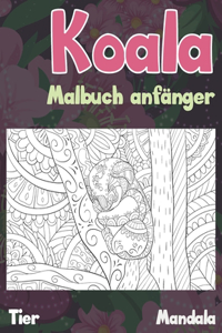 Malbuch Anfänger - Mandala - Tier - Koala