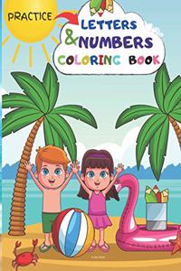 Letters & Numbers Coloring Book