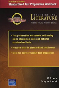 Prentice Hall Literature Timeless Voices Timeless Themes 7th Edition Test Preparation Workbook Grade 6 2002c