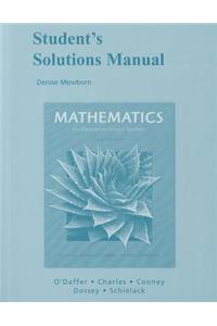 Student Solutions Manual for Mathematics for Elementary School Teachers