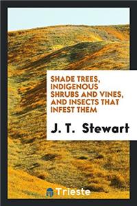 Shade Trees, Indigenous Shrubs and Vines, and Insects That Infest Them