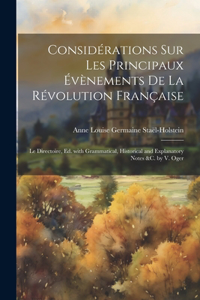 Considérations Sur Les Principaux Évènements De La Révolution Française