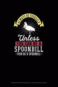 Always Be Yourself Unless You Can Be A Spoonbill Then Be A Spoonbill