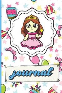 Princess Birthday Party Journal: Funny Cute Notebook For Girls and Boys of All Ages. Great Gag Gift or Surprise Present for School, Birthday, Anniversary, Graduation and During Holi