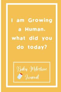 I am Growing a Human. what did you do today?