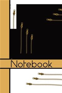Black and White Zip It Notebook