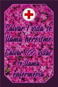 Salvar 1 Vida Se Llama Heroismo Salvar 100 Vidas Se Llama Enfermería