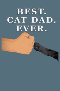 Cat Dad Paw Fist Bump