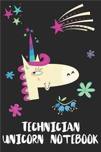 Technician Unicorn Notebook