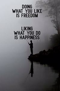 Doing What you like is freedom liking what you do is happiness
