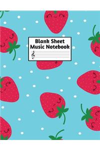 Blank Sheet Music Notebook