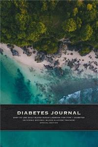 Diabetes Journal - Easy to Use Daily Blood Sugar Logbook for Type 1 Diabetes (Glycemic Record / Blood Glucose Tracker) Special Edition