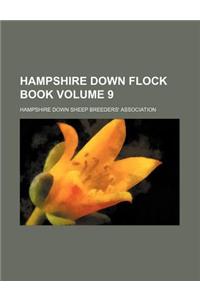 Hampshire Down Flock Book Volume 9