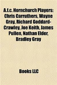 A.F.C. Hornchurch Players