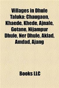 Villages in Dhule Taluka