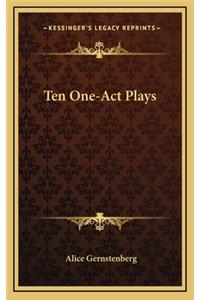 Ten One-Act Plays