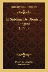 Sublime De Dionisio Longino (1770)