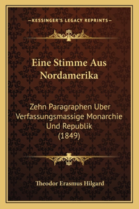 Eine Stimme Aus Nordamerika