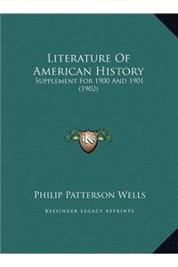 Literature Of American History