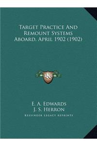 Target Practice And Remount Systems Aboard, April 1902 (1902)