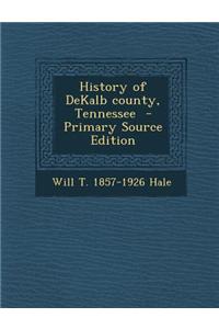 History of Dekalb County, Tennessee