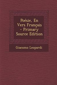 Poesie, En Vers Francais - Primary Source Edition