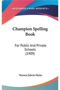 Champion Spelling Book