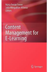 Content Management for E-Learning