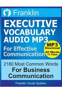 Franklin Executive Vocabulary for Effective Communication: 2180 Most Common Word: With MP3 Download of 11 CDs Recorded by American Voiceover Artists