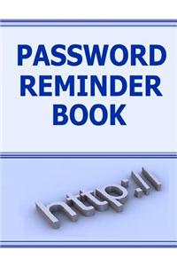 Password Reminder Book