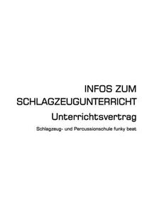 Infos zum Schlagzeugunterricht