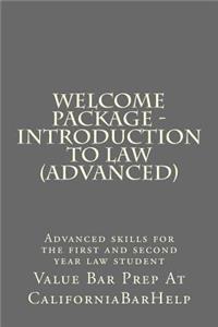 Welcome Package - Introduction to Law (Advanced)