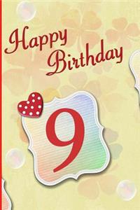 Happy Birthday 9