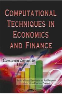 Computational Techniques in Economics & Finance