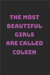 Coleen Girl Woman Notebook