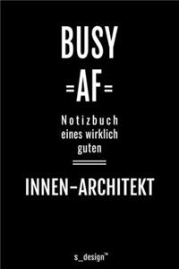 Notizbuch für Innen-Architekten / Innen-Architekt / Innen-Architektin