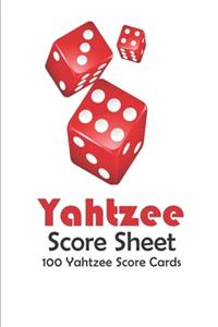 Yahtzee Score Sheets
