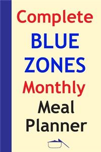 Complete Blue Zones Monthly Meal Planner