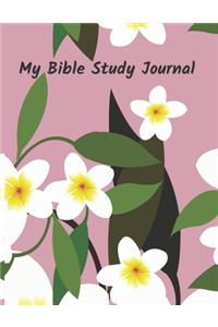 My Bible Study Journal: Weekly Planner with Guided Prompts 8.5x11 116 Pages