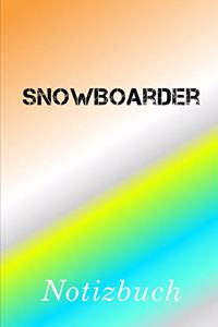 Snowboarder Notizbuch