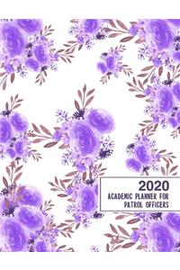 2020 Academic Planner for Patrol Officers