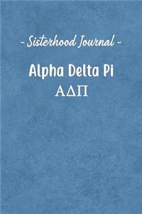 Sisterhood Journal Alpha Delta Pi