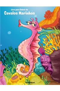 Livro para Colorir de Cavalos Marinhos